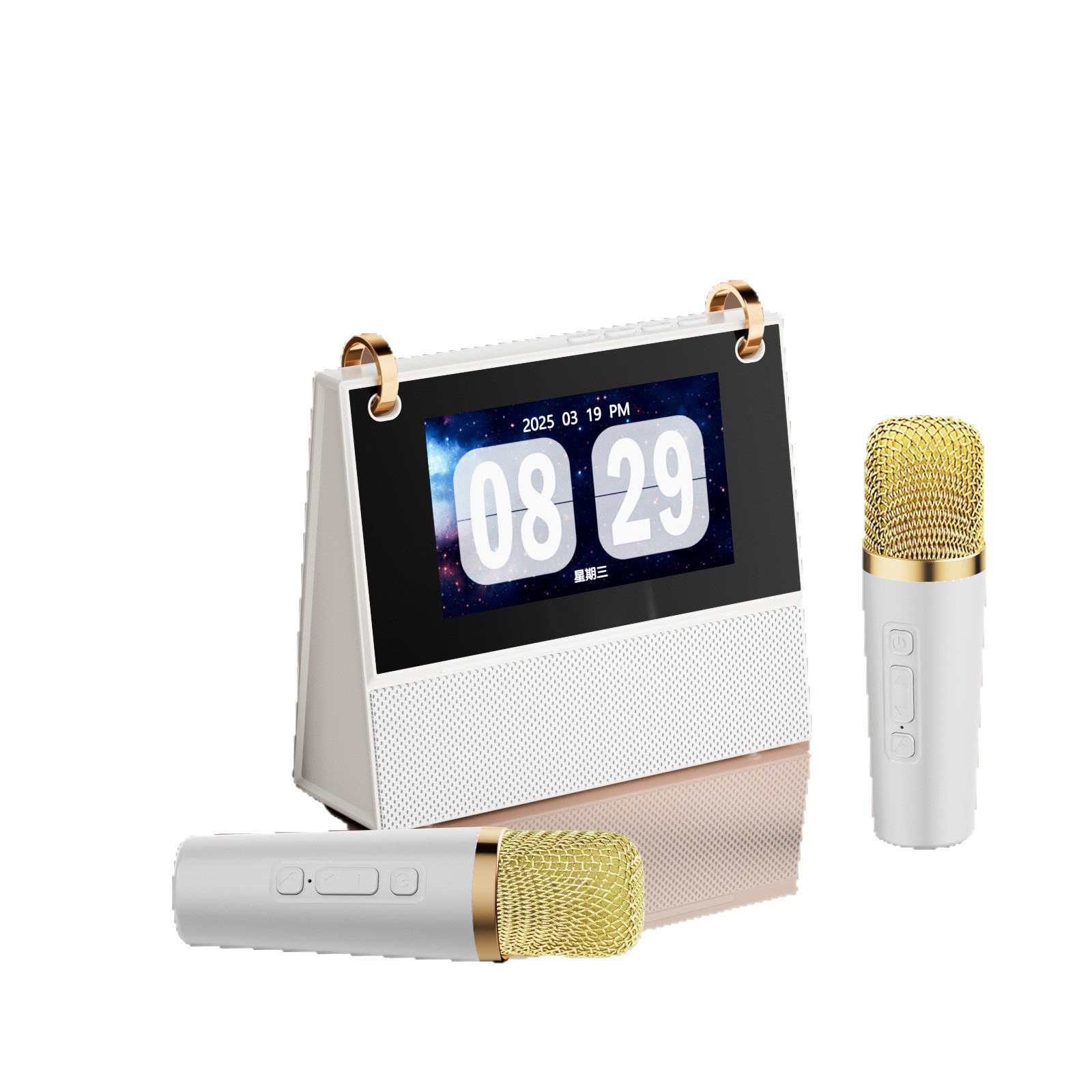Speakers - Bluetooth-speaker met nieuwe songteksten, bluetooth-microfoon, draagbaar