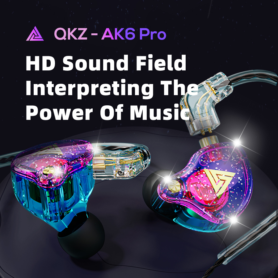 In Ear Monitors For Singers - QKZ AK6 PRO Bedrade Oordopjes HiFi