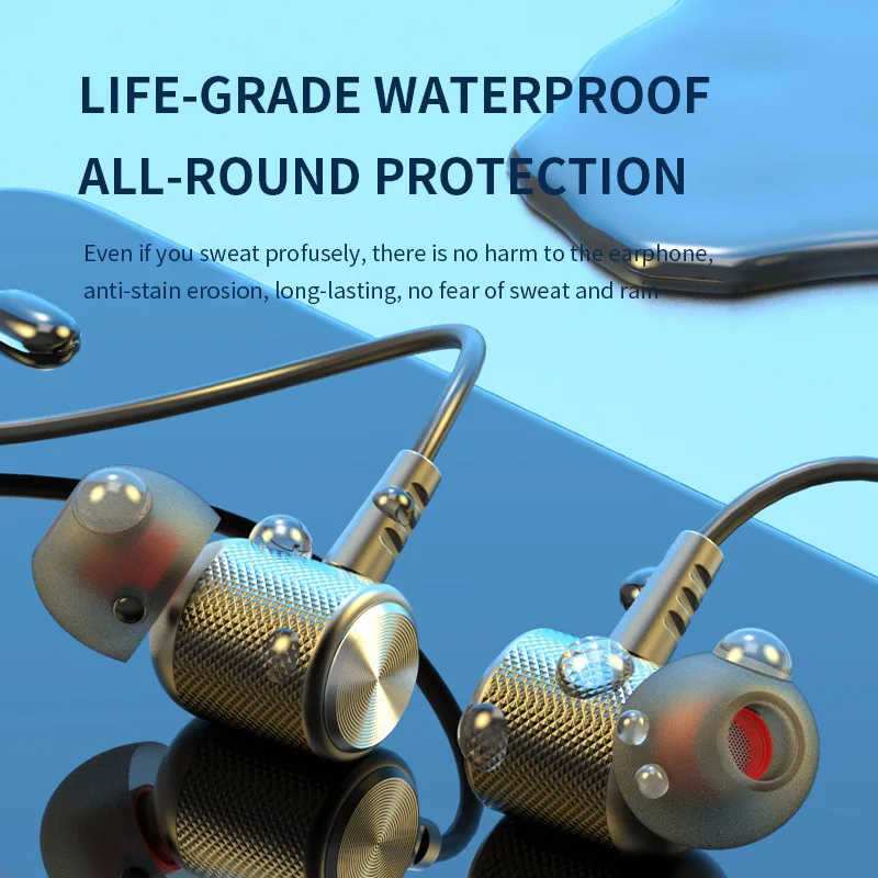 9D Bluetooth-oordopjes, draadl - Magnetic Neckband Sports Earphones recensie en prijs