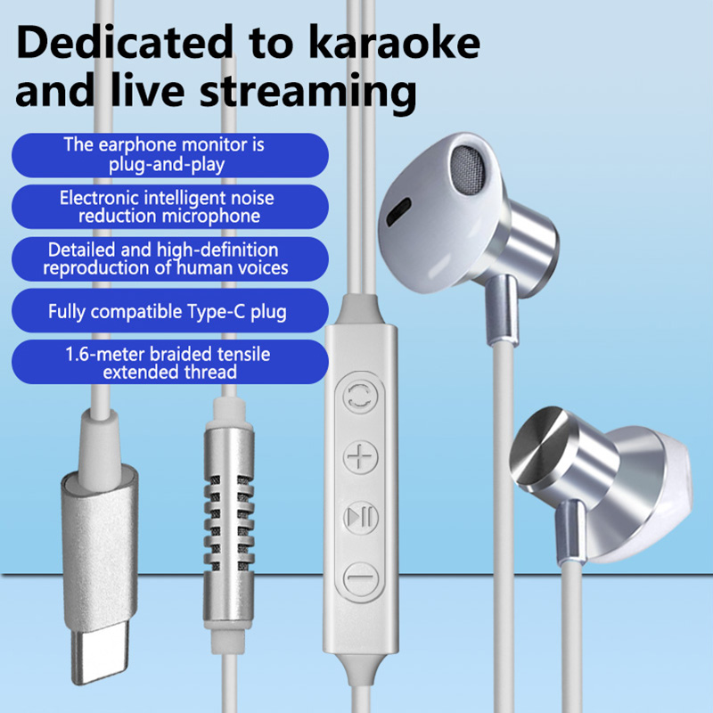 Type C Bedrade Karaoke-hoofdte - In Ear Monitors For Singers recensie en prijs