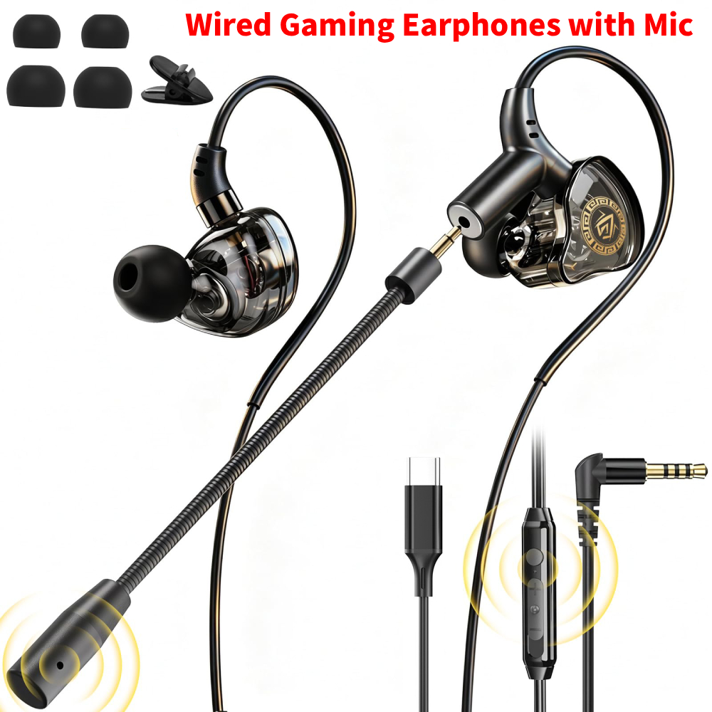3,5 mm / Type-C bedrade gaming - Type C Wired Earphones With Mic recensie en prijs