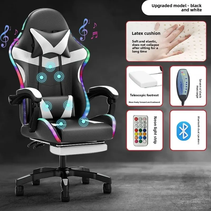 E-sports stoel met verlichting - Speakers recensie en prijs